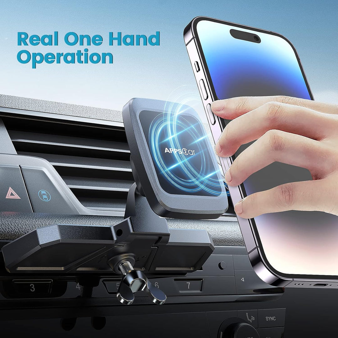 APPS2Car Magnetischer Universal-CD-Telefonhalter Auto, CD-Telefonhalter mit CD-Schlitz,Handyhalter C