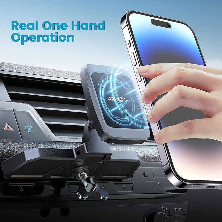 APPS2Car Magnetischer Universal-CD-Telefonhalter Auto, CD-Telefonhalter mit CD-Schlitz,Handyhalter C