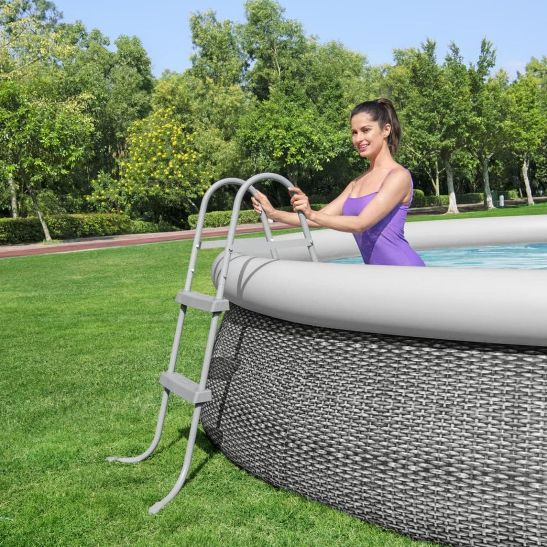 Bestway Flowclear Poolleiter 84 cm, Grau 84 cm Single, 84 cm Single