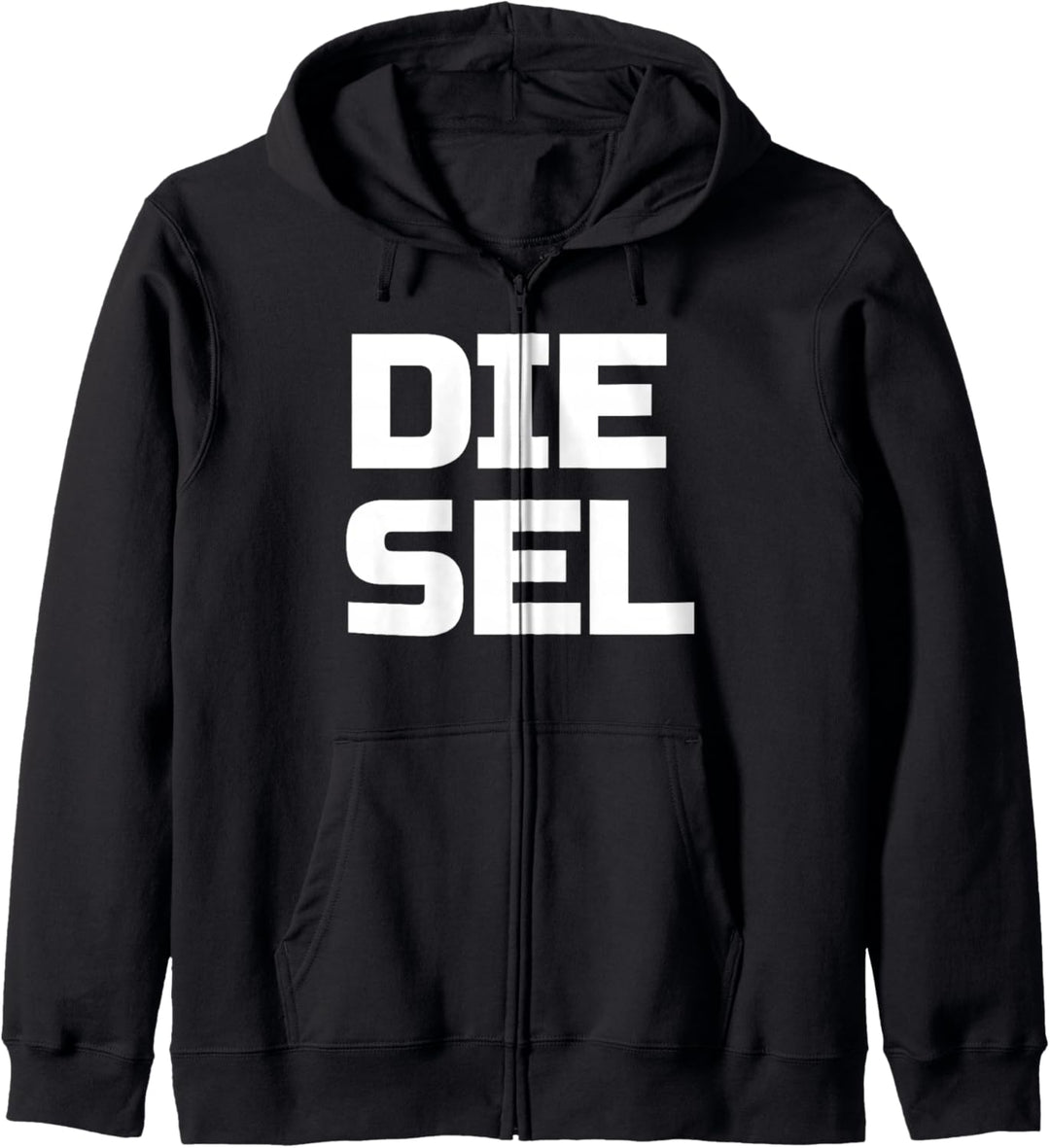 Diesel Large Text Diesels Trucks Roll Coal Power 4X4 Trucks Kapuzenjacke