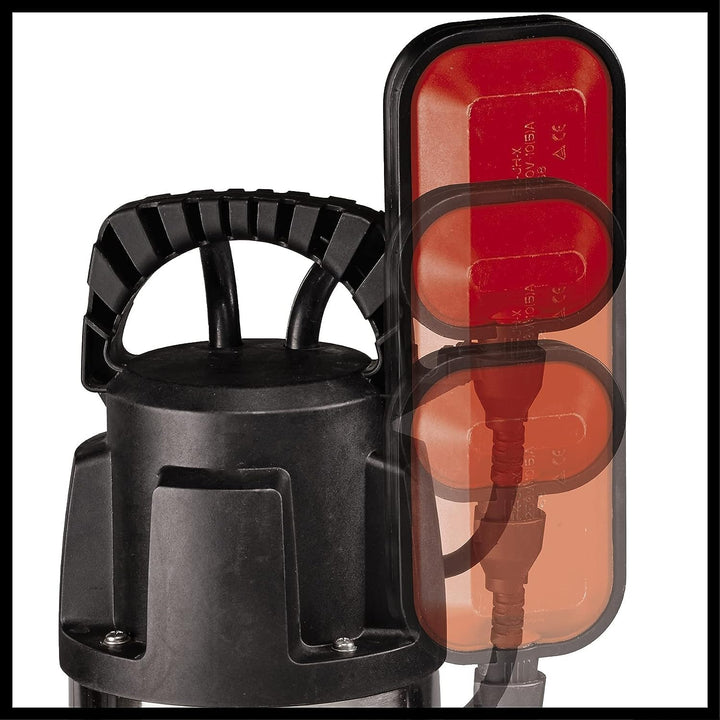 Einhell Schmutzwasserpumpe GC-DP 9040 N (900 W, 22.000 L/h Förderleistung, Ø 40 mm Fremdkörper, Ther