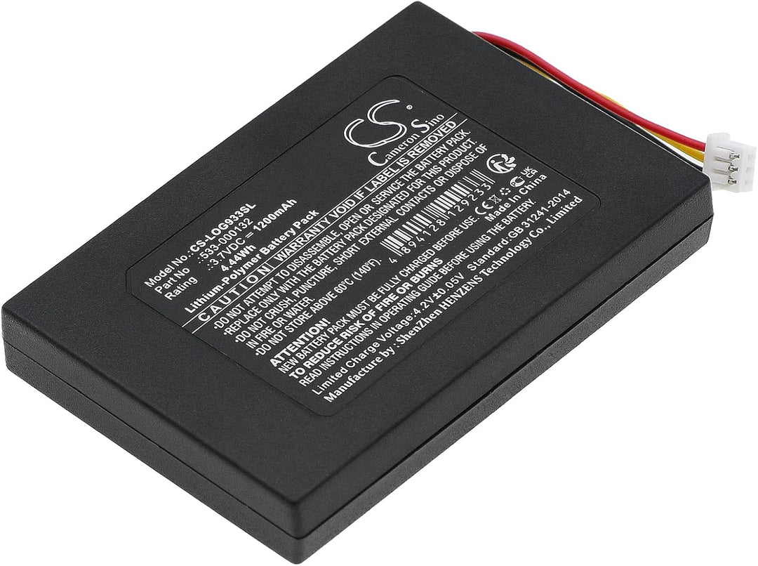 TCTK akkus Kompatibel mit [Logitech] G533, G633, G635, G933, G935 Ersetzt 533-000132 FBA