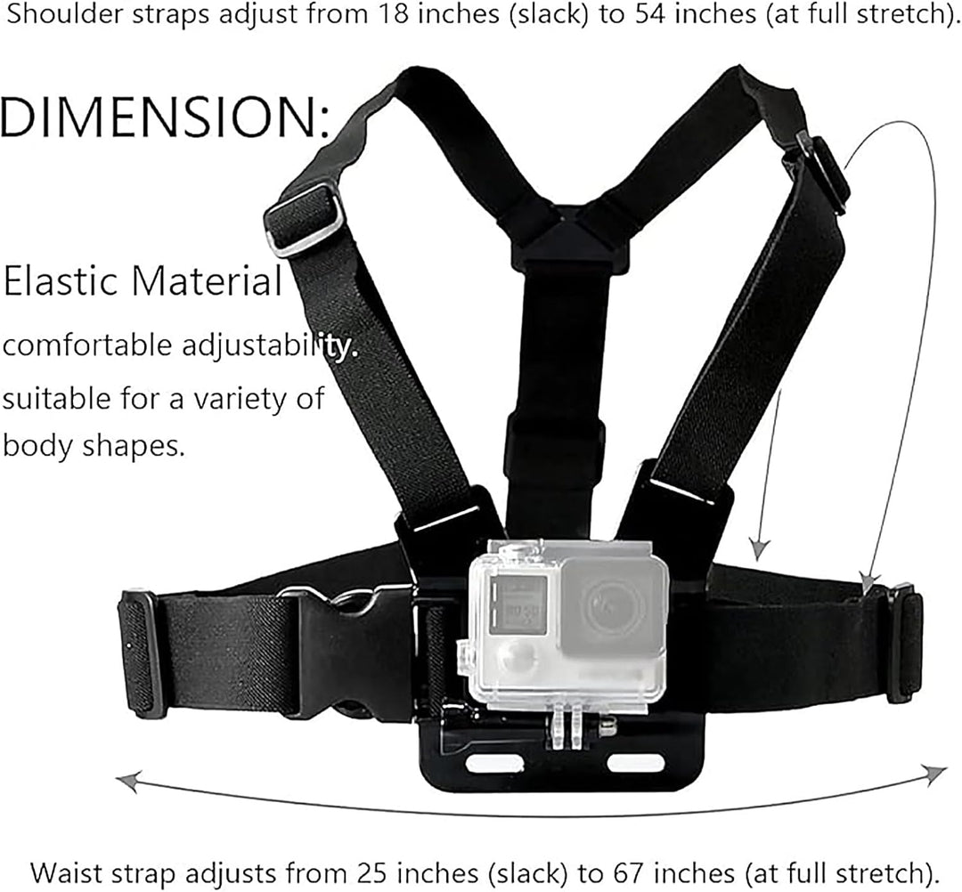 Action Kamera Zubehör Brustgurthalterung Stirnband Halterung Saugnapf Halterung Suction Cup Mount Ko