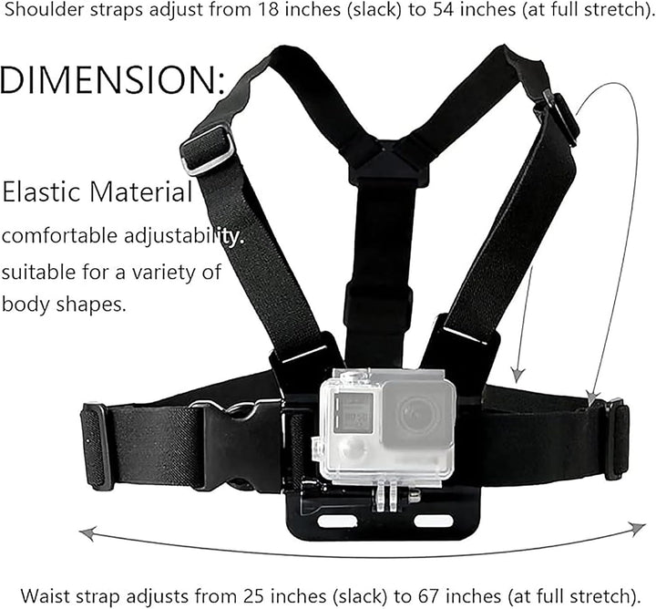 Action Kamera Zubehör Brustgurthalterung Stirnband Halterung Saugnapf Halterung Suction Cup Mount Ko