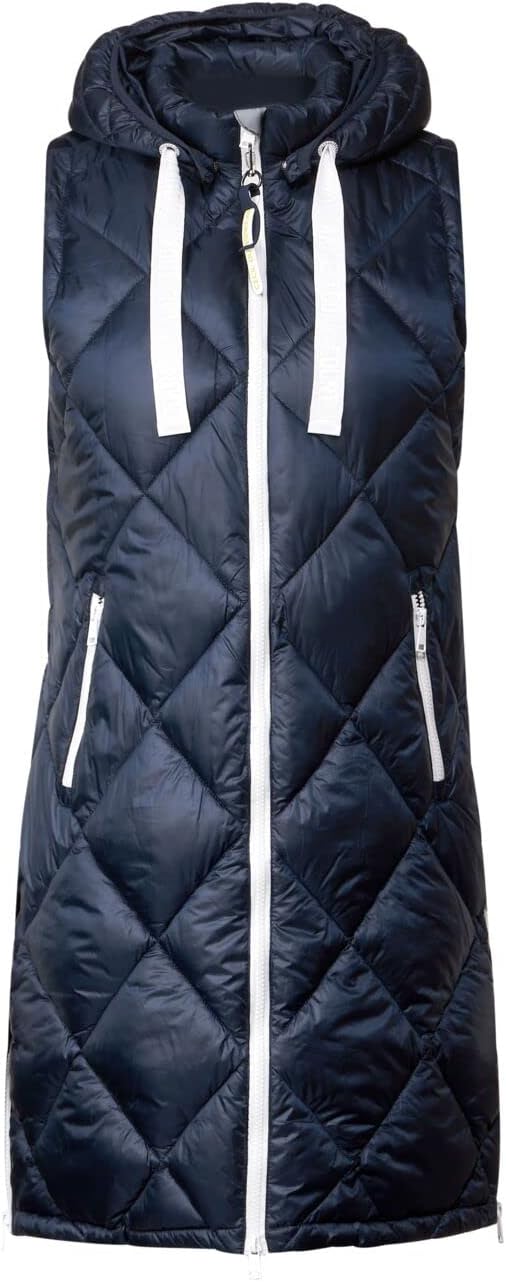 Cecil Damen Longweste XS Navy Blue, XS Navy Blue