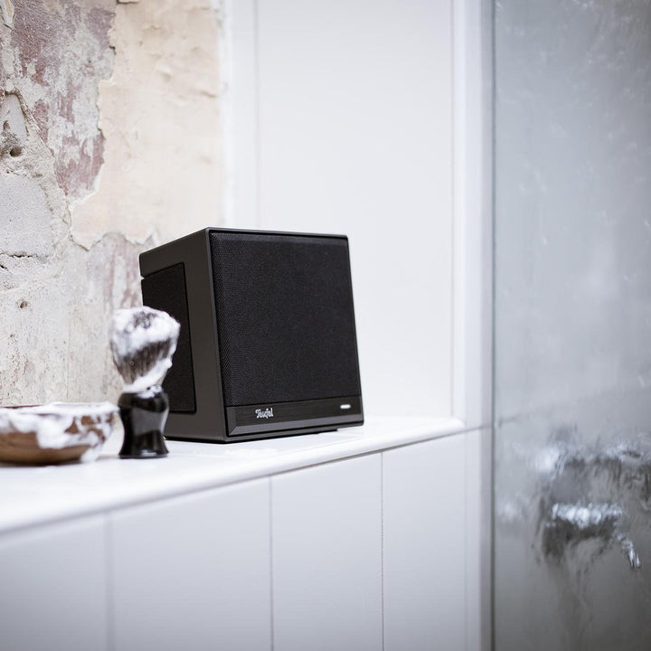 Teufel ONE S Kompakter Multiroom Bluetooth Lautsprecher mit WLAN, Wecker, Musikstreaming- schwarz, S