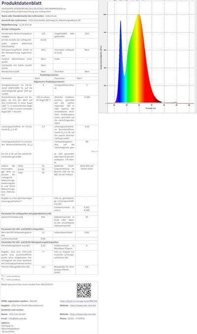 ledscom.de LED Strahler DUK schwarz Erdspiess, Outdoor Aluminium, inkl. GU10 Lampe 5,558W je 535lm 3