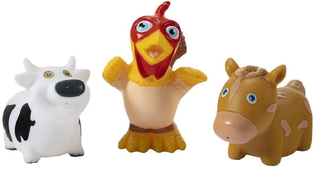 BANDAI La Granja De Zenon TO84100 Badefiguren, Mehrfarbig, lustiges Bad mit Figuren, Wasserabenteuer