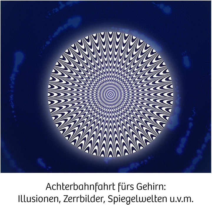 KOSMOS 617530 Fun Science Brain Tricks, mehrsprachige Anleitung, Experimente mit optischen Täuschung