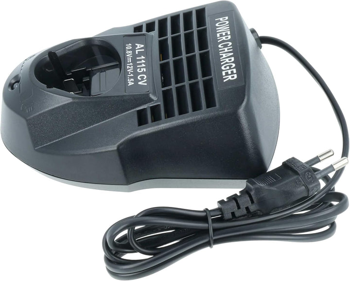 vhbw Ladegerät kompatibel mit Bosch PS70-2A | PSM 10.8 LI, PSR 10.8 Li-2 Werkzeug Akkus - Typ 2