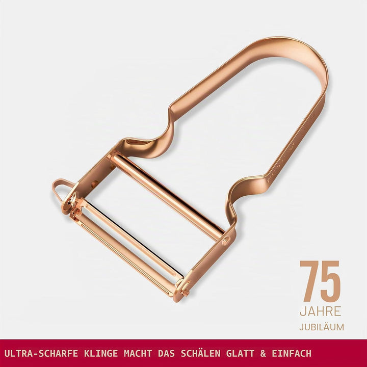 VICTORINOX REX Sparschäler 75 Jahre Special Edition 2022, Roségoldauflage, Logogravur, Roségold