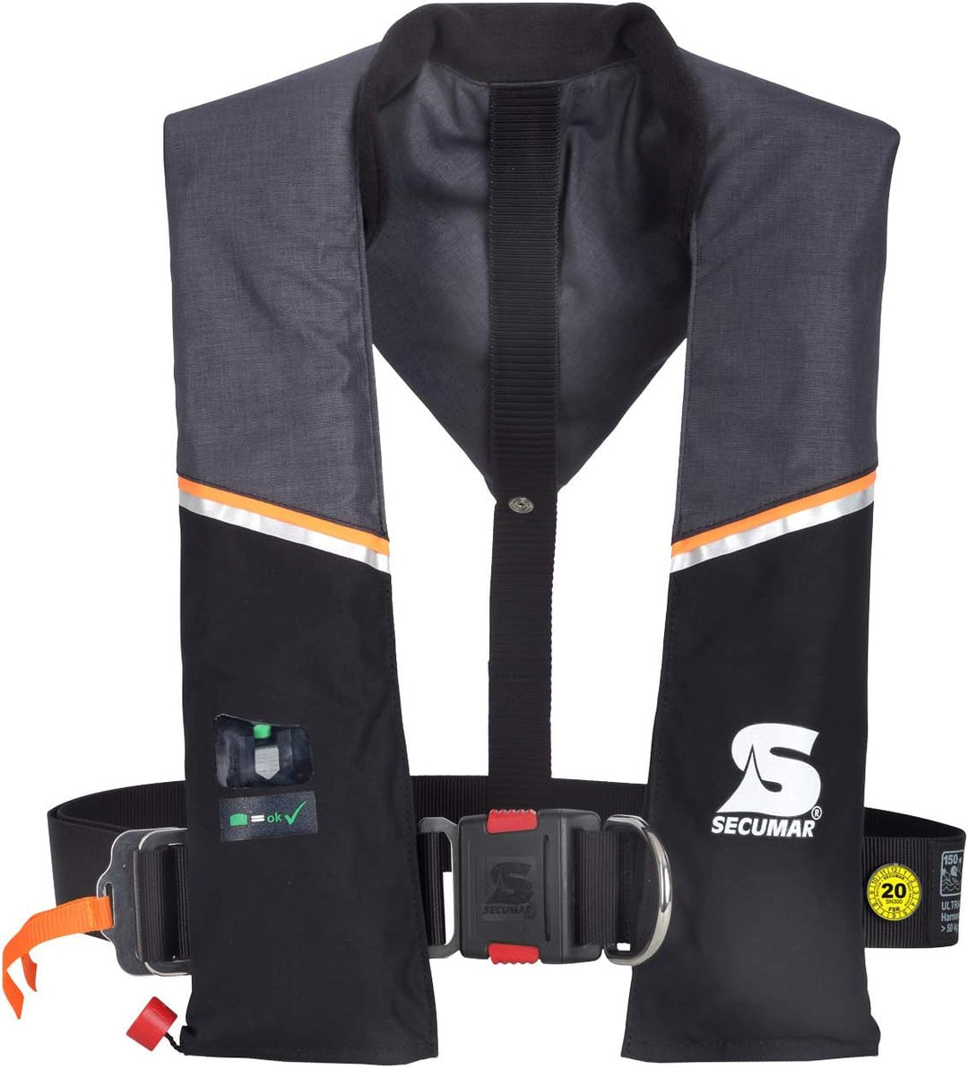 Secumar Ultra 170 automatik Rettungsweste 150N Klasse, Variante:Harness