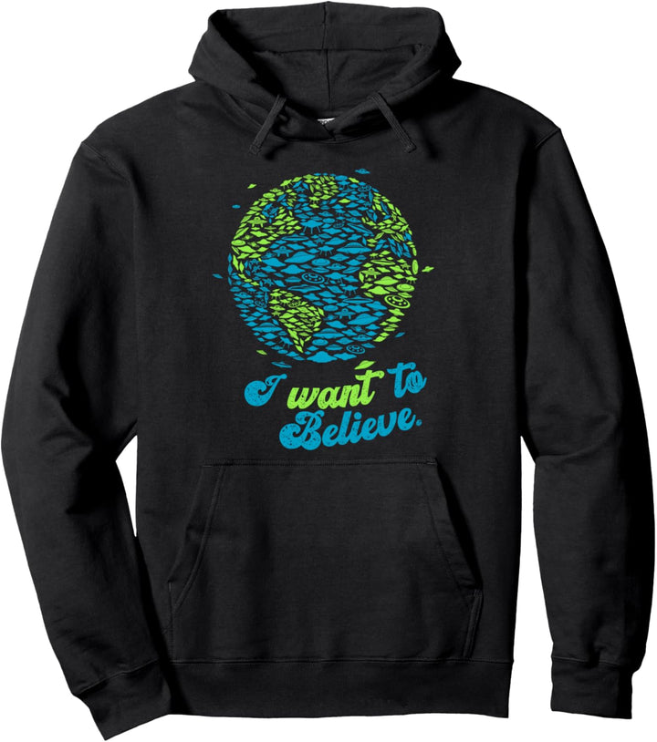 Ufo Alien Lustig Raum Aliens Entführung Glauben Pullover Hoodie