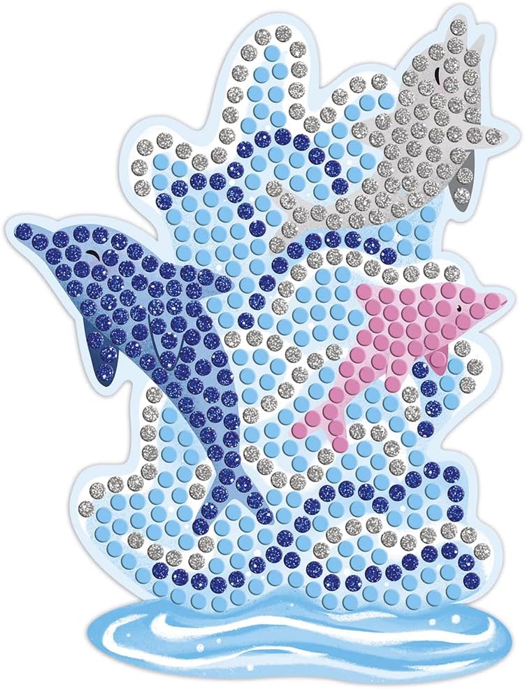 Janod - Mosaik-Set Delfin- und Meerjungfrauen - Les Ateliers du Calme - Set für kreative Freizeitbes
