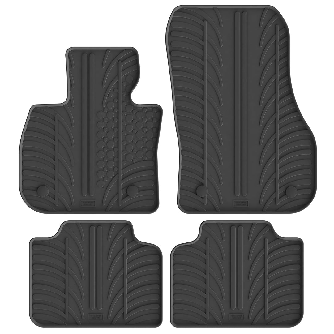 Gledring Satz Gummimatten kompatibel mit BMW 2er (U06) Active Tourer 2021- (T Profil 4-teilig + Mont