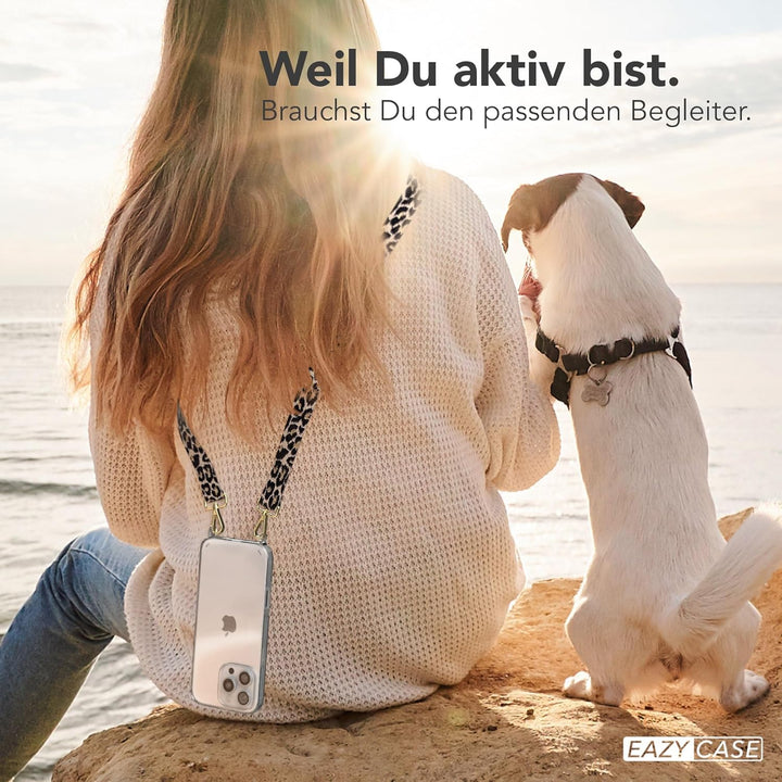 EAZY CASE Handykette - Verstellbares Taschenband kompatibel mit iPhone 16 Pro Max, Schulterriemen, H