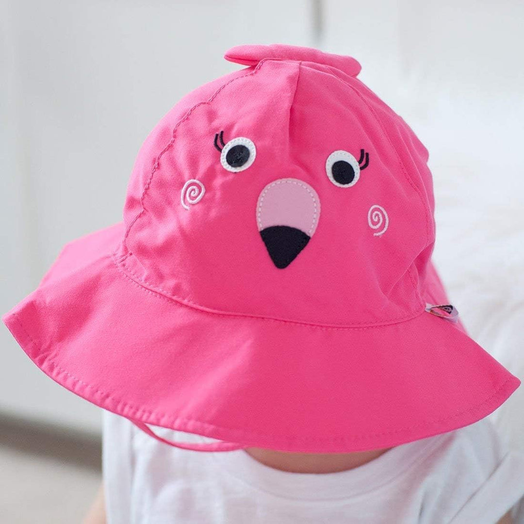ZOOCCHINI LSF 50+ Baby Schwimmwindel & Sonnenhut Set, Franny der Flamingo, 3-6 Monate