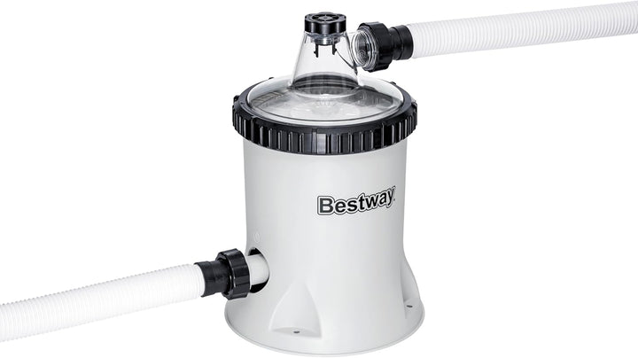 Bestway Filterpumpe, 5.678 l, mit Polysphere-Kugeln, für oberirdischen Pool – 27,2 cm x 27,2 cm x 42
