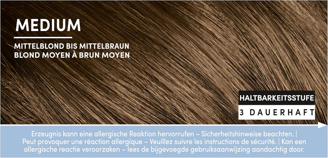 Men Perfect Re-Nature Männer Mittelblond bis Mittelbraun (2x 145 ml), Re-Pigmentierungs-Creme, stell
