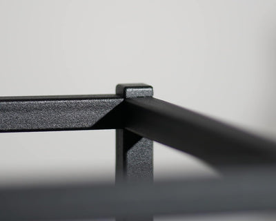 FLEXISTYLE Pflanzenständer LOFT FIORINO Metall Eiche Holz Lamelle Blumenständer Schwarz Blumentopf m