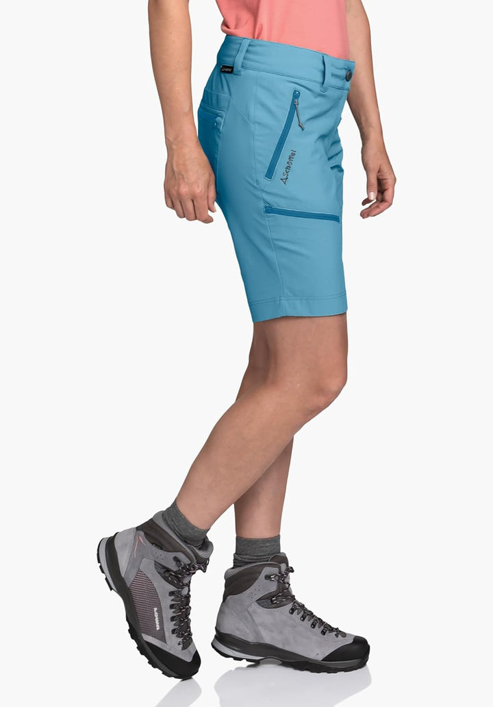 Schöffel Damen Shorts Toblach2, leichte und kühlende Kurze Wanderhose mit elastischem Stoff, vielsei
