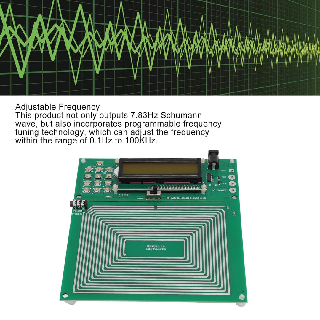 Schumann-Wellengenerator, 7,83 Hz Schumann-Wellen-Ultra-Niederfrequenz-Impulsgenerator, über USB Wie