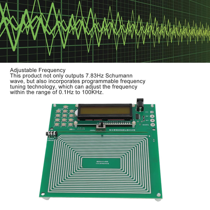 Schumann-Wellengenerator, 7,83 Hz Schumann-Wellen-Ultra-Niederfrequenz-Impulsgenerator, über USB Wie