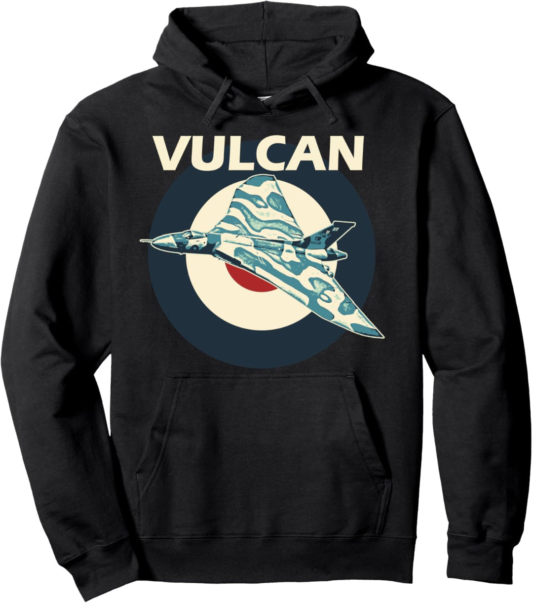 Avro Vulcan Bomber Aircraft British RAF Plane Retro Vintage Pullover Hoodie