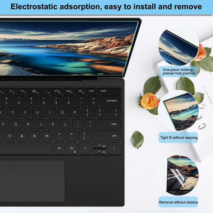 HaruYo 2 Stück 13.3 Zoll Laptop Displayschutzfolie Bildschirmschutz, Anti-Blaulichtfilter Matt Displ