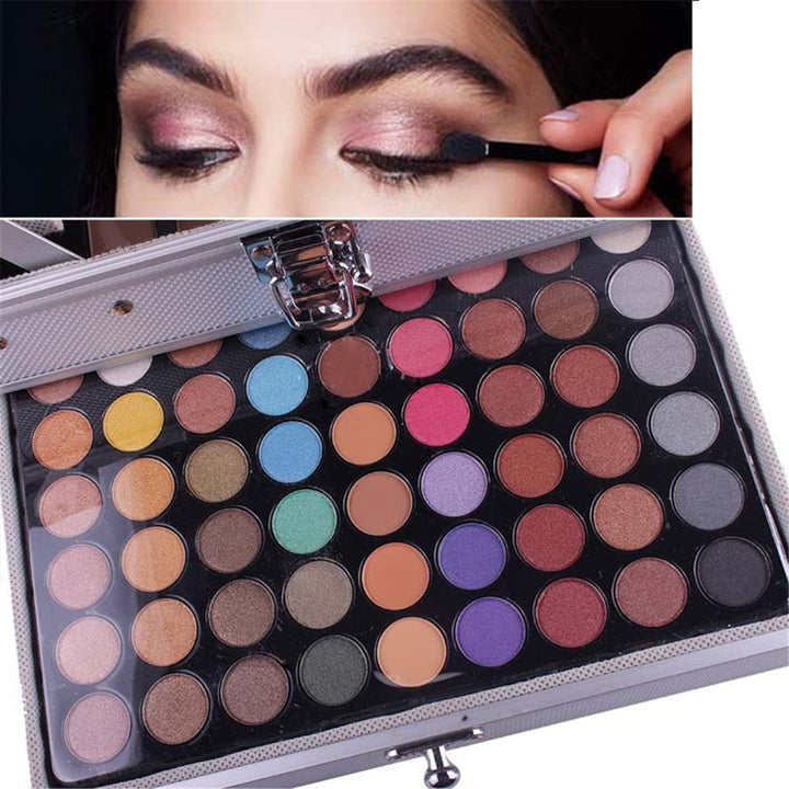 Pure Vie Professionelle 132 Farben Lidschatten Concealer Rouge und Lipgloss Palette Makeup Kit - Ide