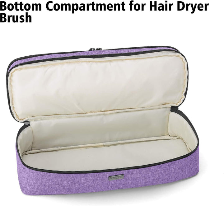 Teamoy Aufbewarhungstasche für Warmluftbürste Haartrockner, Glättender Styler Tragetasche, Reisetasc