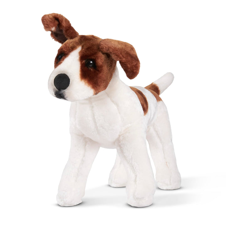 Melissa & Doug Jack Russell Terrier – Plüsch Spielzeug für Kinder | Tier Weiches Spielzeug | Alle Al
