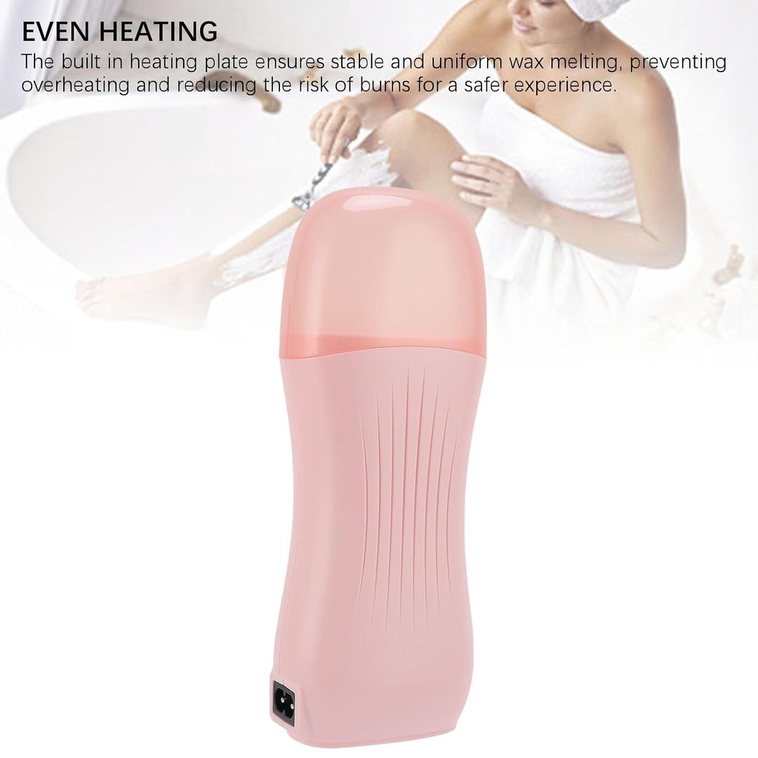 BRRNOO Roll-Wachs-Maschine, Roll-on-Enthaarungsheizung, 40 W, Gleichmässige Erwärmung, Haarentfernun