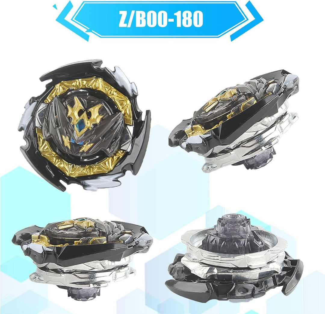 Gyroscope Turbo Set, 3D Arena Metall Fusion KampfKreisel, Mit Battling Top Launcher, Geschenk-Sets(1