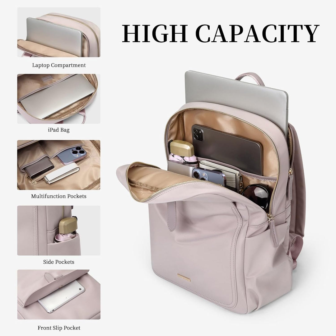 GOLF SUPAGS Laptop Rucksack Damen Elegant 14 Zoll Schulrucksack Herren Tagesrucksack Wasserdicht Sch
