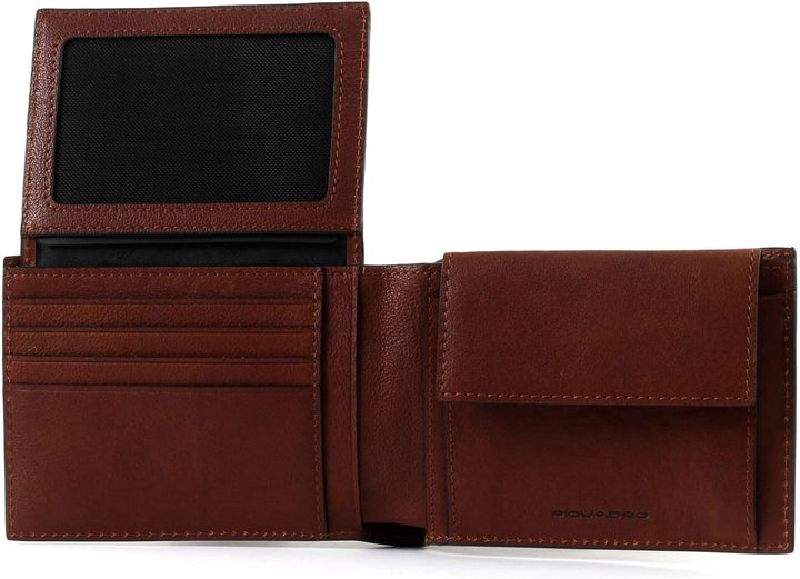 Piquadro Black Square Münzbörse, Einheitsgrösse Braun (Cuoio Tabacco), Braun (Cuoio Tabacco)