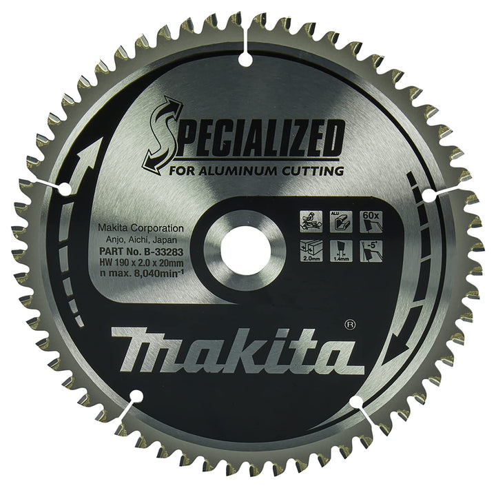 Makita Specialized Saegeblatt, 190 x 20 mm, 60Z, B-33283