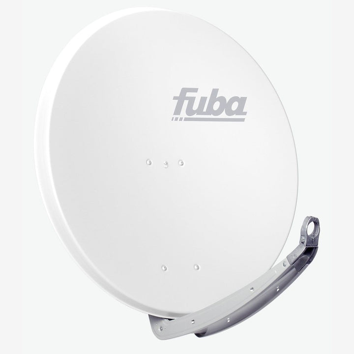 Fuba DAA 850 W Aluminium-Satelliten-Parabolantenne (39,53 dB) weiss weiss 85 cm, weiss 85 cm