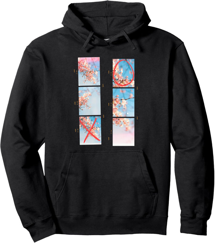 Sakura Cherry Blossoms 35 mm Filmstreifen, analoge Fotografie Pullover Hoodie