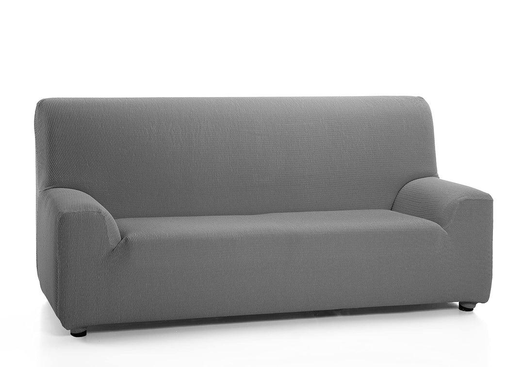 Martina Home Tunez Elastischer Sofabezug, Stoff, Grau, 4-Sitzer (240 bis 270 cm) Grau 4 Plätze, Grau