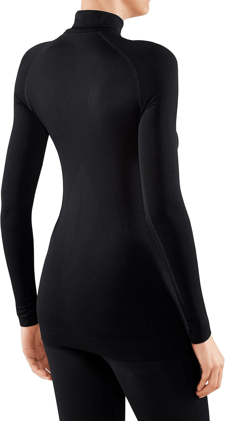 FALKE Damen Maximum Warm High Zip Neck Funktionsshirt Langarm kalte bis sehr kalte Temperaturen Funk
