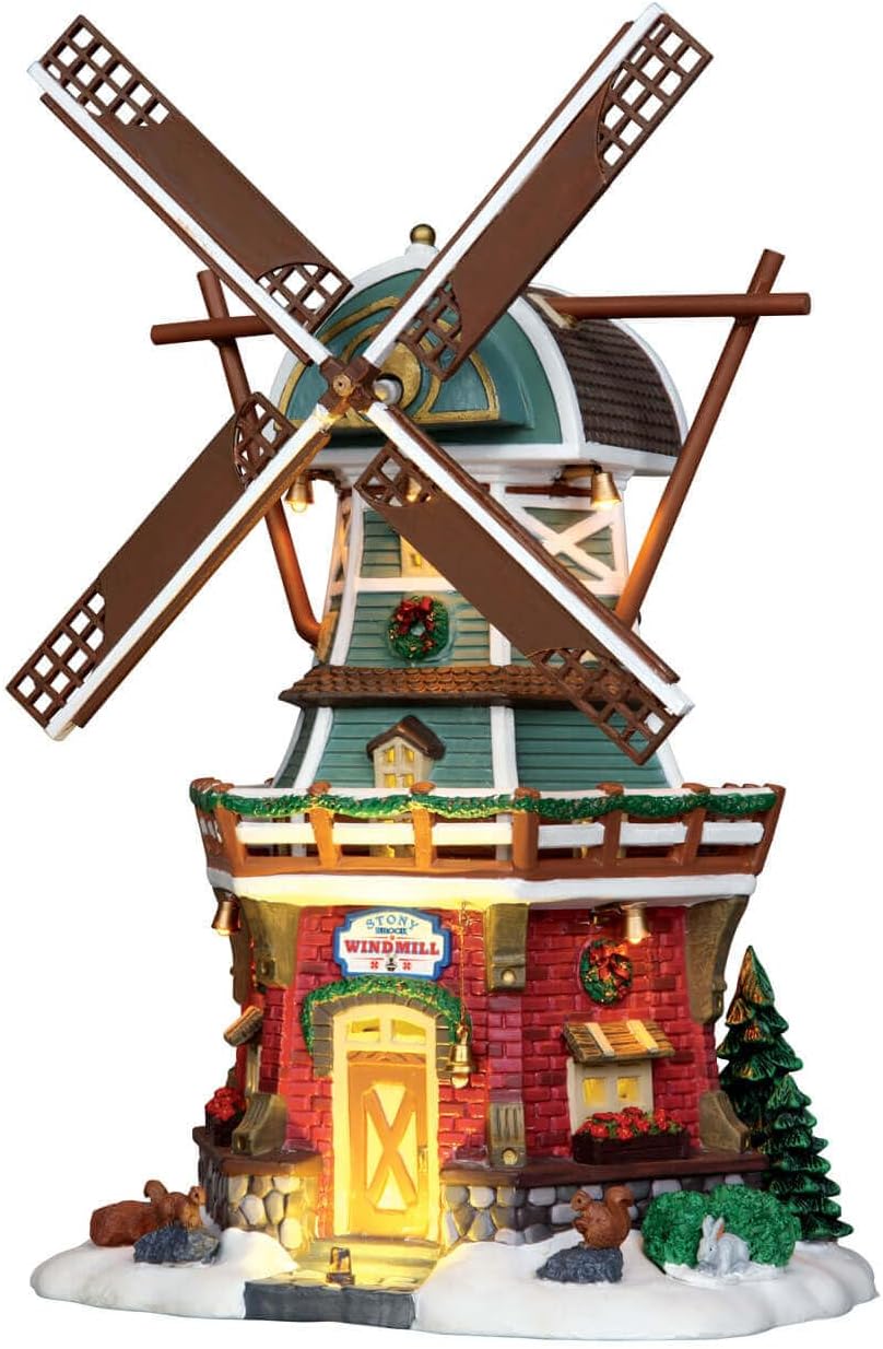 Lemax Christmas Stony Brook 25384UK Windmühle mit 4,5 V Adapter