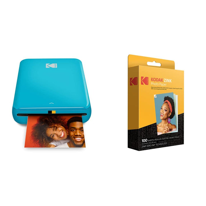 KODAK Step Instant Fotodrucker mit Bluetooth/NFC, Zink-Technologie App &amp; 2" x3 Premium Zink Fotopapi