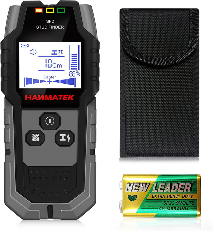 Leitungssucher Ortungsgerät HANMATEK SF2 Wand Scanner Detektor Multifunktional Stud Finder Holz/Eise