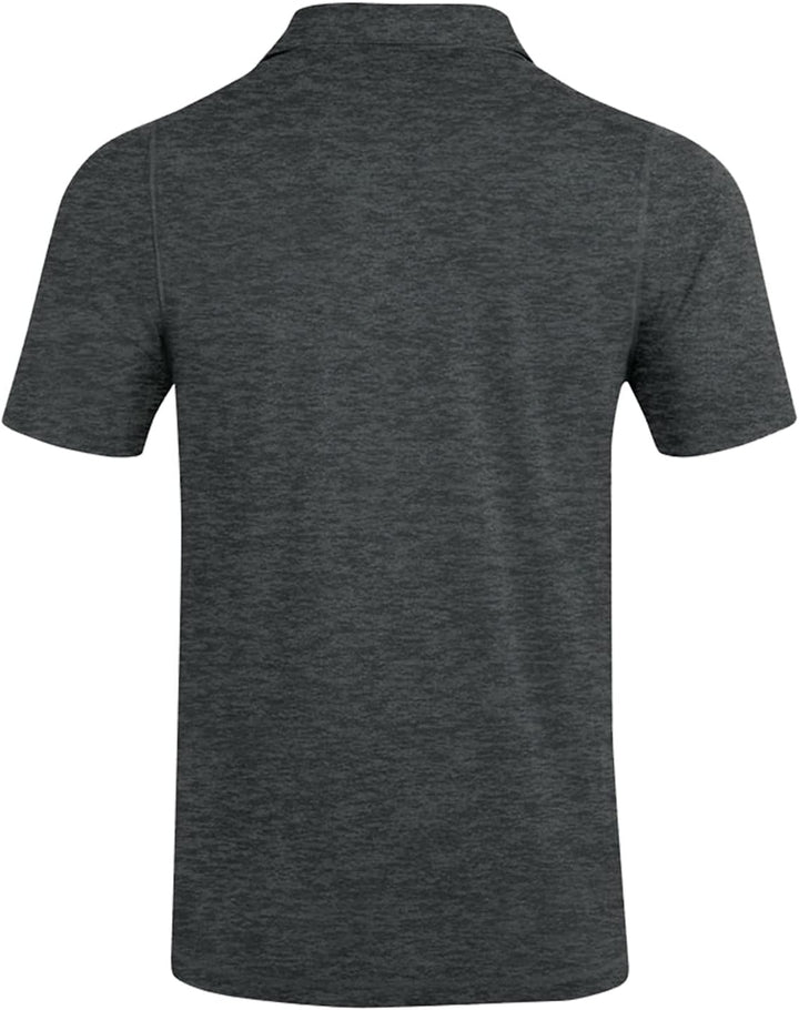JAKO Herren Polos Polo Premium Basics, marine meliert, XXL, 6329 S Anthrazit Meliert, S Anthrazit Me