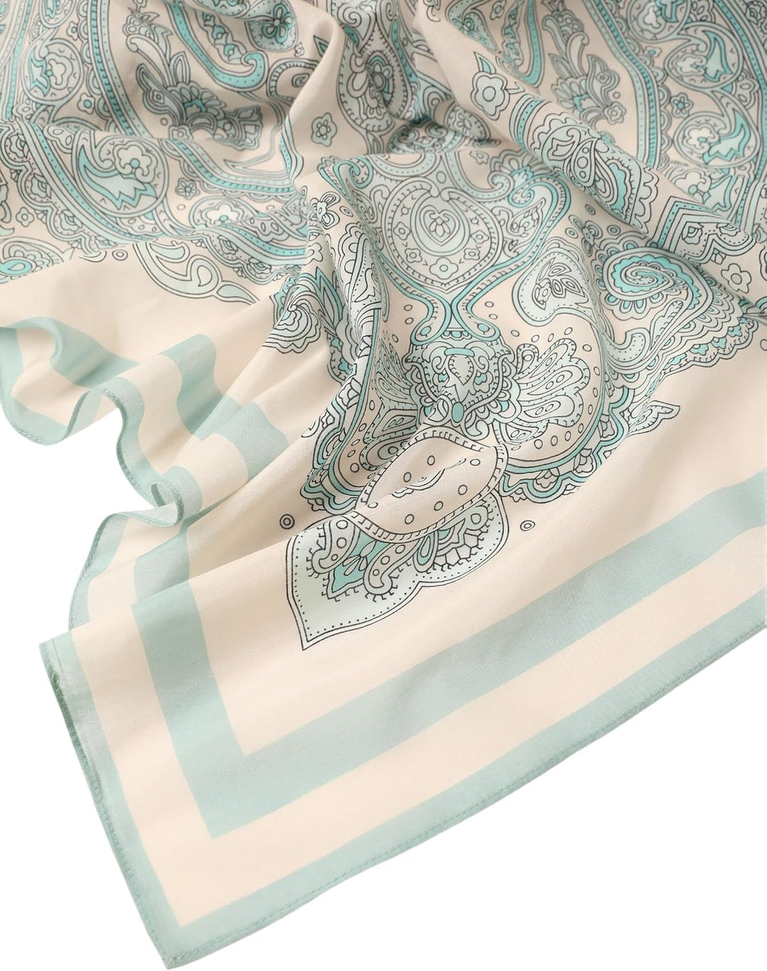 Damen 2-in-1 Sommer Poncho Schal aus Seide &amp; Baumwolle Mix leicht Umschlagtuch Tunika Schultertuch f