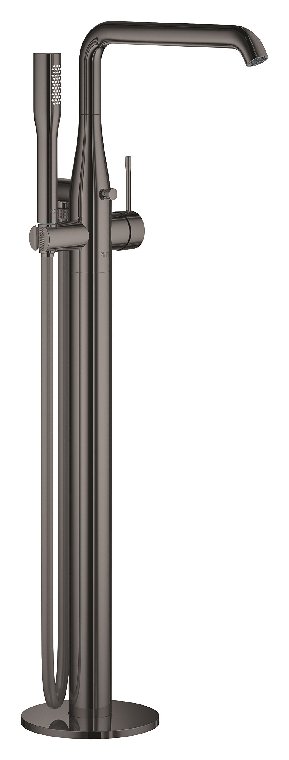 GROHE Essence | Wanne - Einhand-Wannenbatterie DN 15, Bodenmontage | hard graphite | 23491A01 Hard G