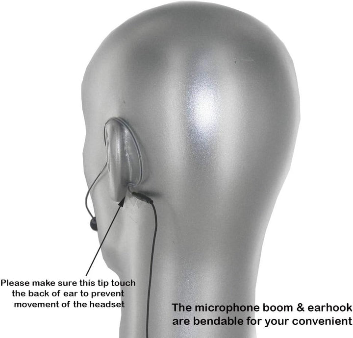 AV-JEFES Avl-630-sh4 Ohrbügel-Headset-Mikrofon für drahtloses Shure-Mikrofonsystem 1 Hellbraun, Beig