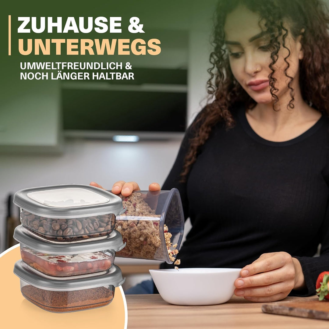 Viwares Vorratsdosen mit Deckel Luftdicht, 12er Vorratsbehälter Set BPA-Frei, Vorratsdose zur Müsli