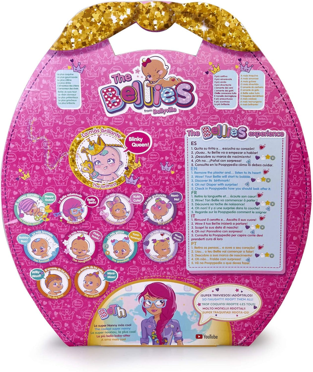 The Bellies – Queen – Puppe für Mädchen ab 3 Jahren (Famosa 700015536)